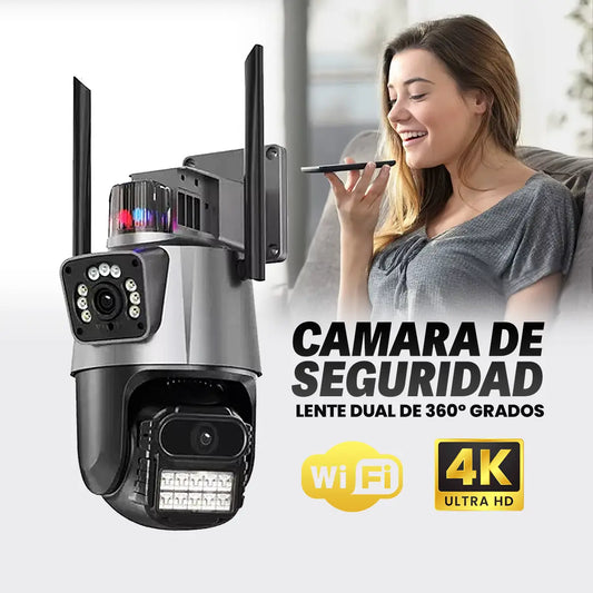 Camara De Seguridad Ip Wifi PTZ 360 - Megaproductos
