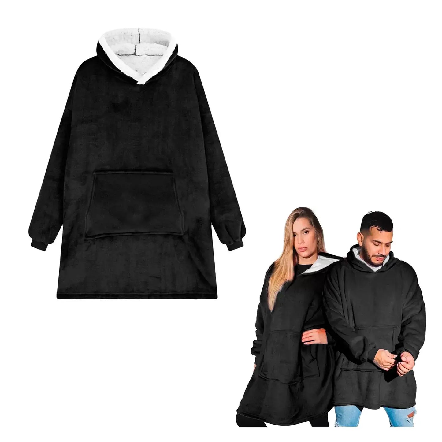 Refugio – Polerón Oversize con Capucha para Máximo Confort - Megaproductos
