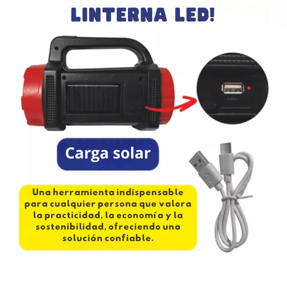 Linterna Solar Powermax - Megaproductos