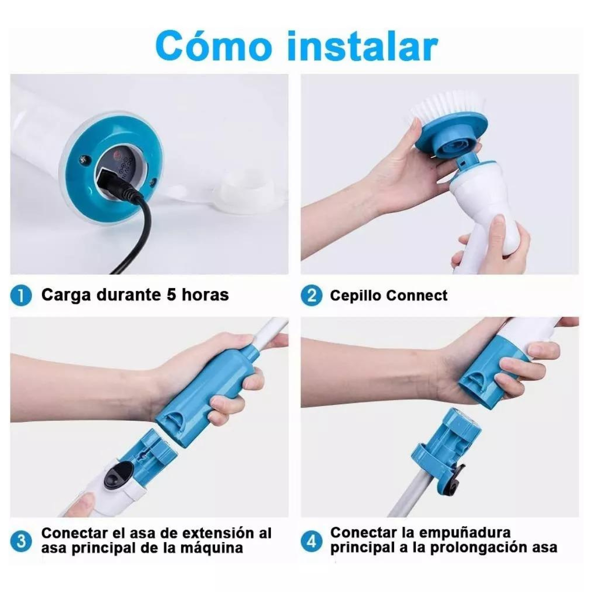 Clearmax Pro: El Cepillo Automático Extensible Multi-Cabezal - Megaproductos