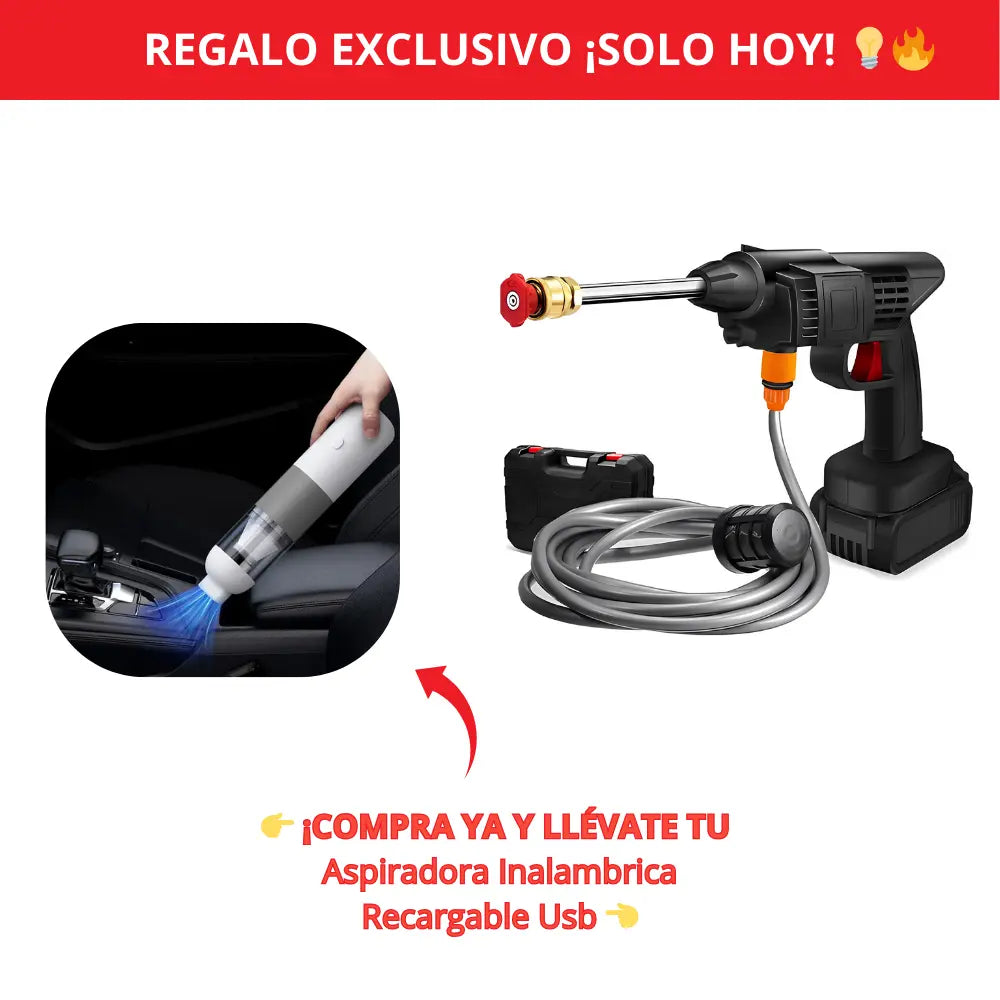 Hidrolavadora Inalambrica Alta Presion AquaBlast Pro - Megaproductos