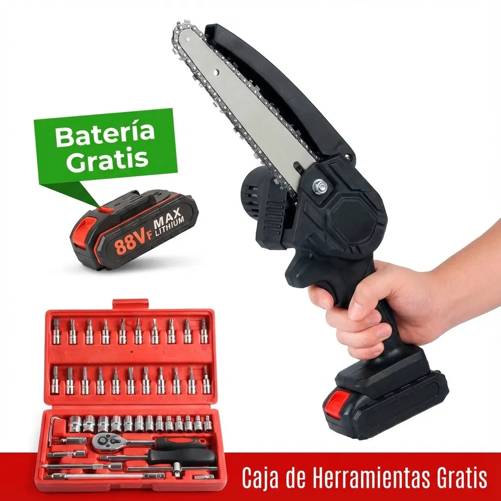 Mini Motosierra Portátil CortaFácil Max ¡Corta Todo en Segundos!