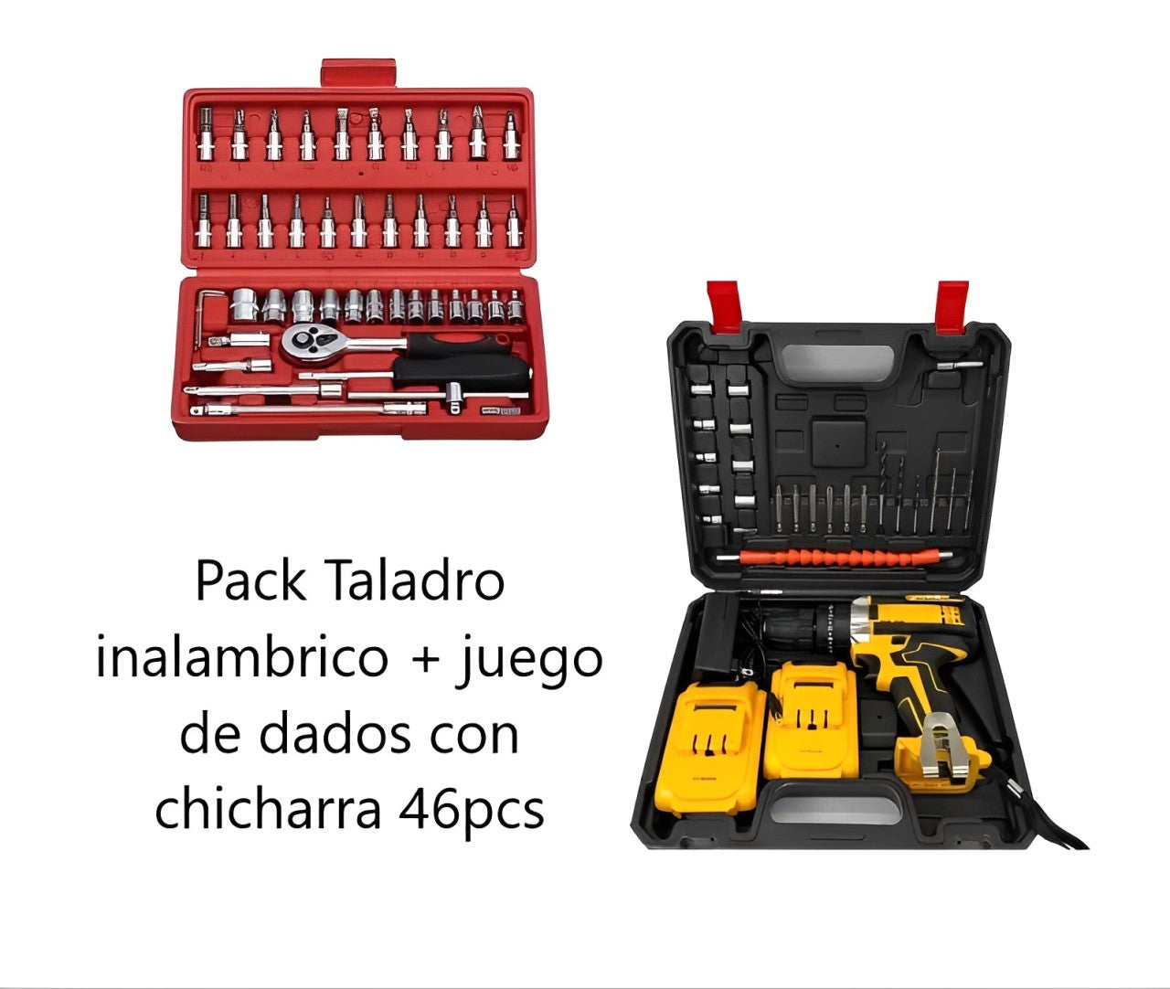 Pack Taladro Inalámbrico BlackSteel Pro 98V